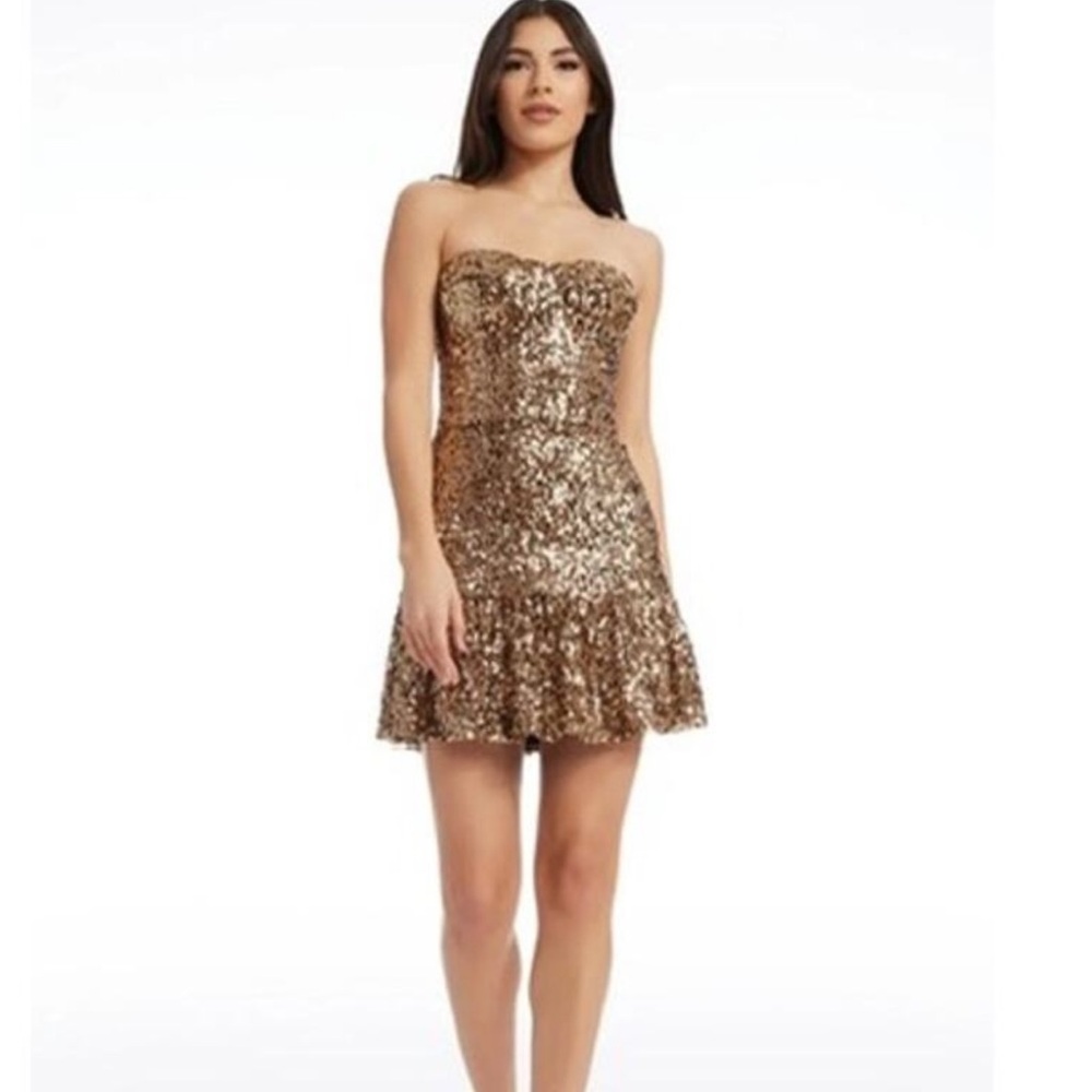 Dress the Population Sequin Mini Dress